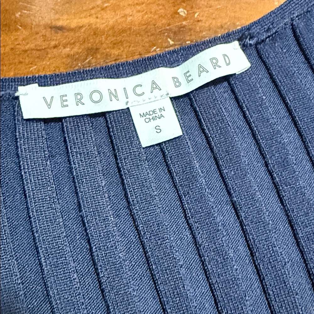 NEW VERONICA BEARD RIBBED LONG SLEEVE KNIT TOP🌸 - Picture 3 of 7